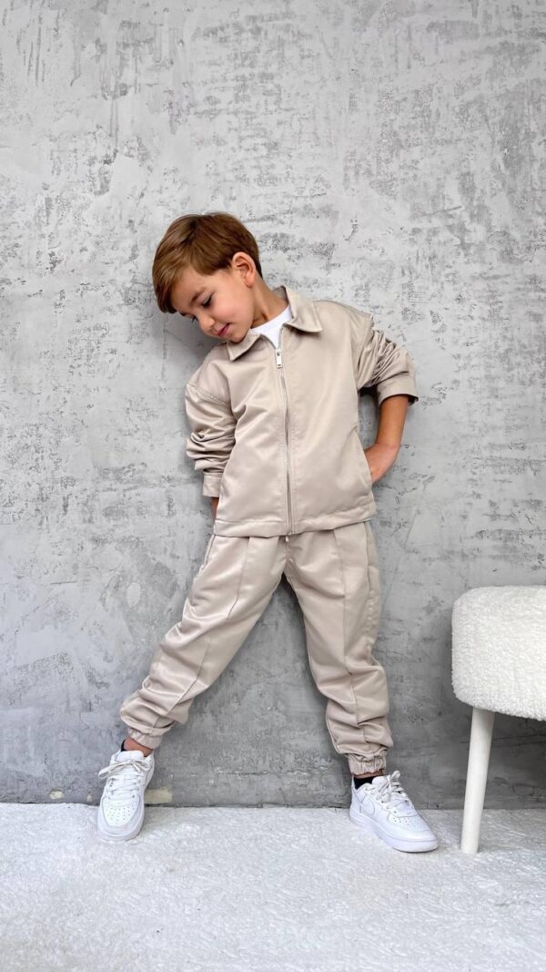 Gabardin Bej 3' lü  Takım - Görsel 2
