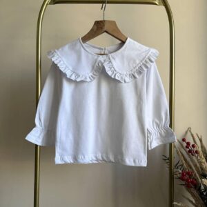 Mevsimlik Geniş Yakalı Tshirt