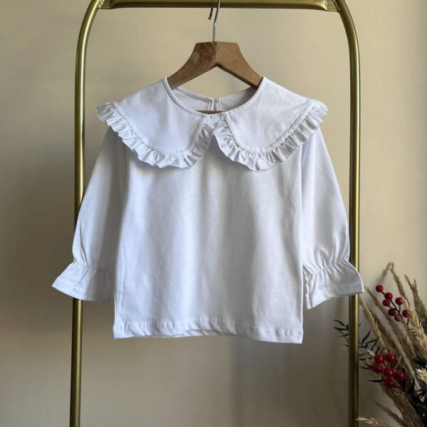 Mevsimlik Geniş Yakalı Tshirt