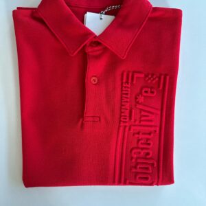 Polo Yaka Kırmızı Tshirt