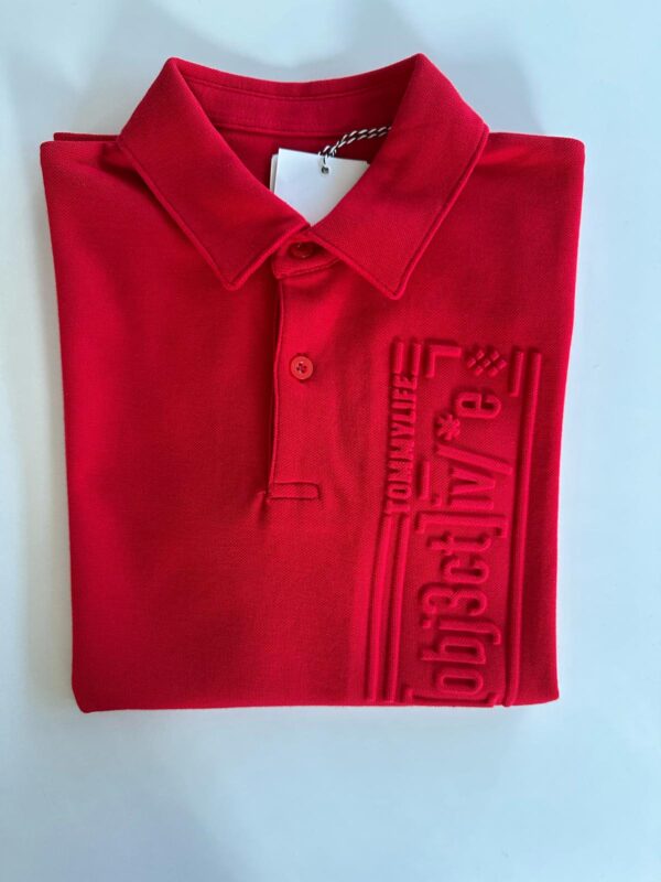 Polo Yaka Kırmızı Tshirt