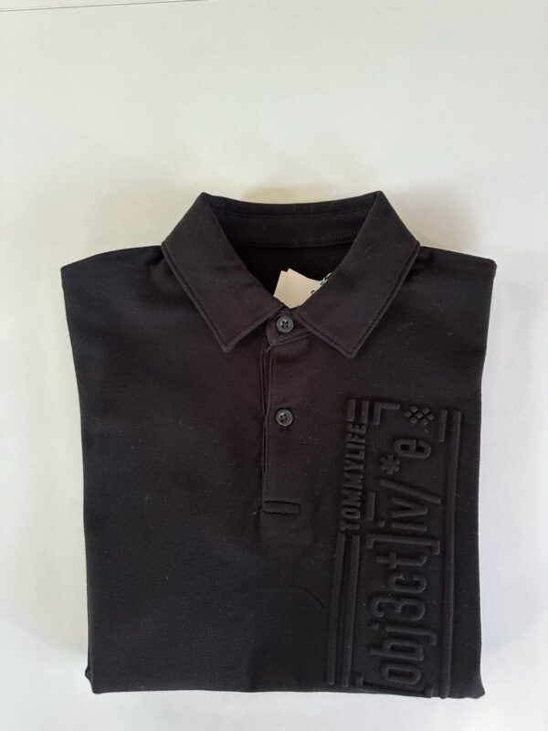 Polo Yaka Siyah Tshirt